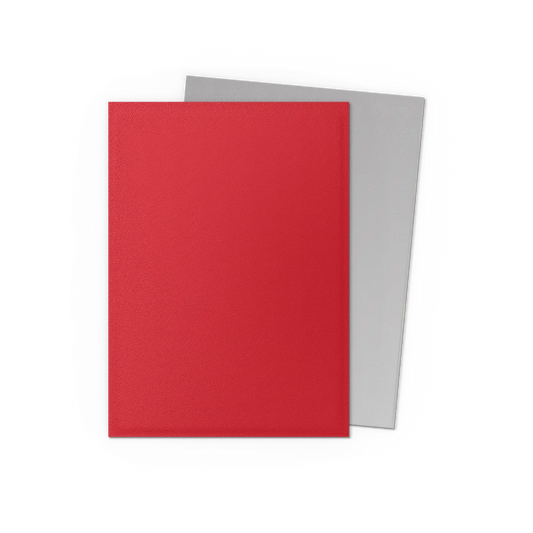 Košuljice - Matte Dual Sleeves - Crimson & Silver (100 komada)