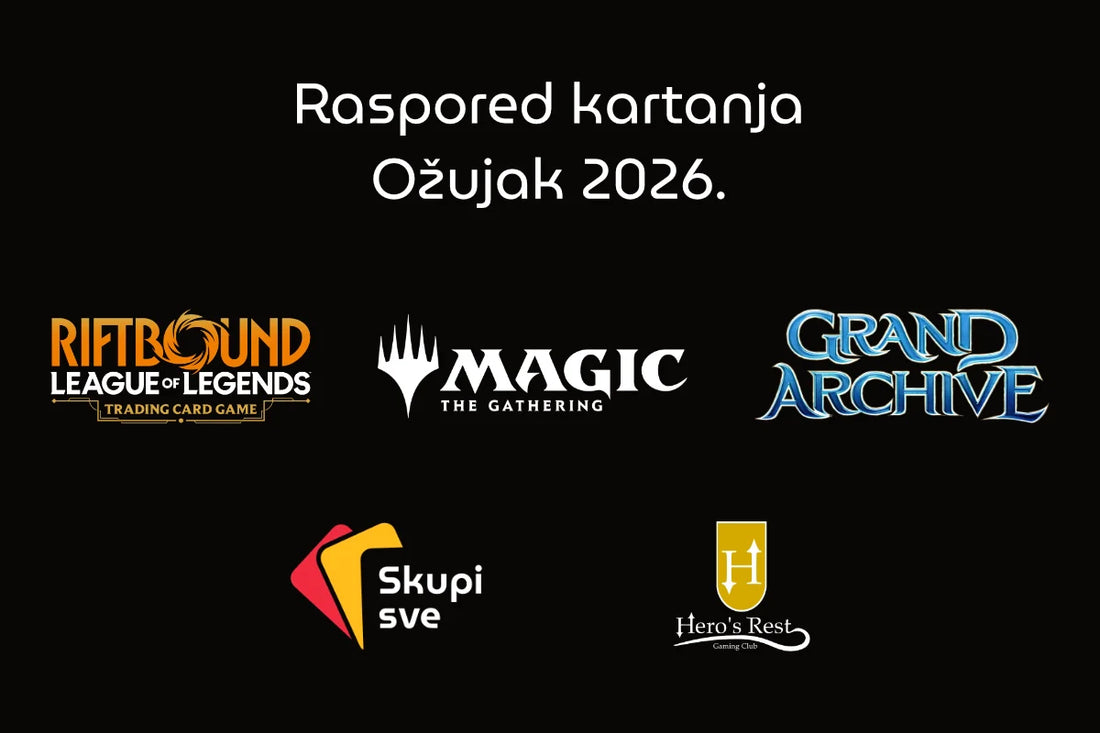 Raspored kartanja - Ožujak 2026.