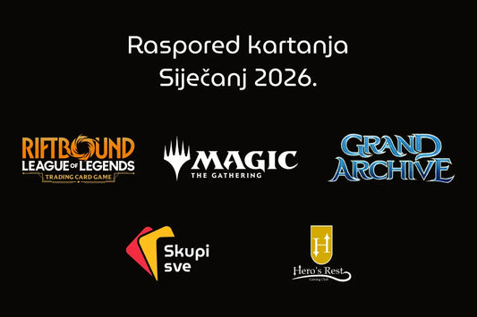 Raspored kartanja - Siječanj