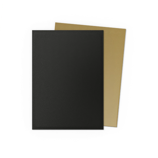 Košuljice - Matte Dual Sleeves - Black & Gold (100 komada)