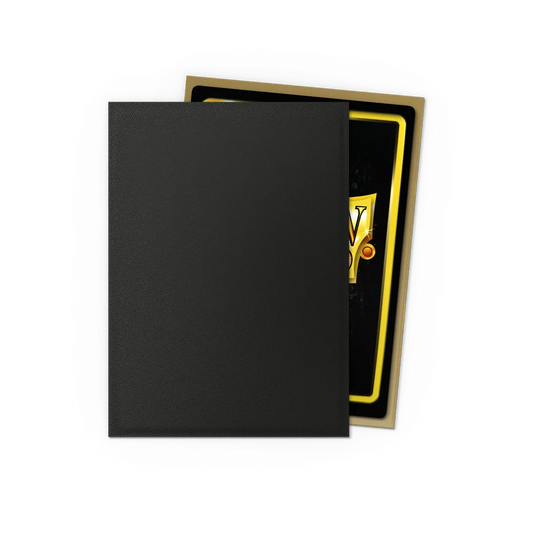 Košuljice - Matte Dual Sleeves - Black & Gold (100 komada)