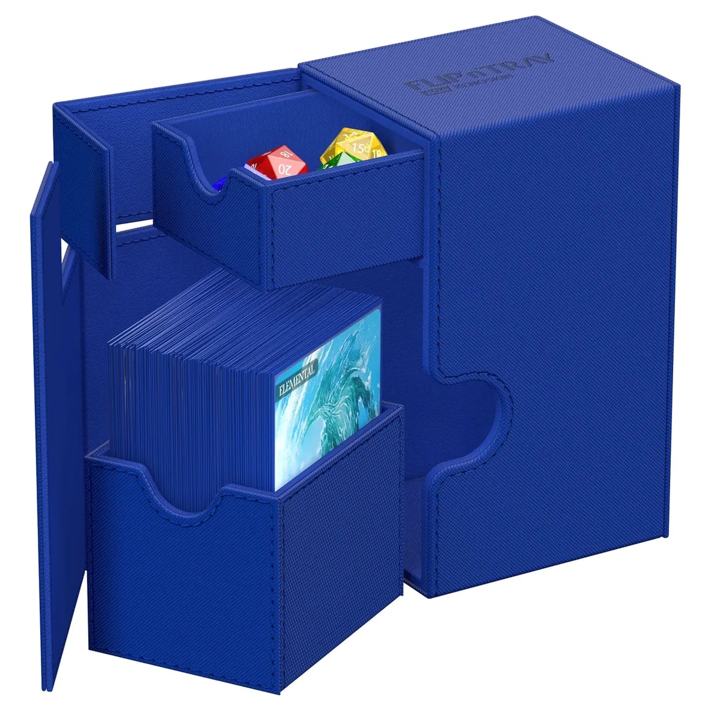 Kutija za karte - Flip`n`Tray 80+ XenoSkin Monocolor - Plava