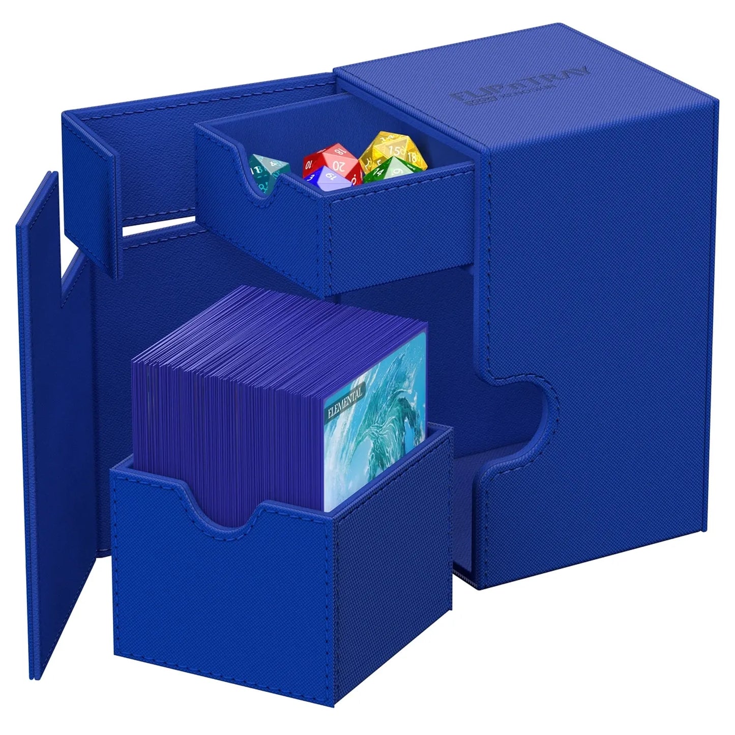 Kutija za karte - Flip`n`Tray 100+ XenoSkin Monocolor - Plava