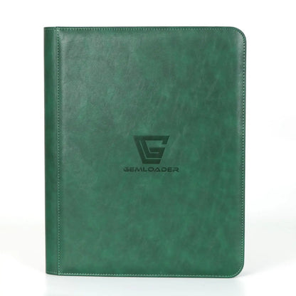Gemloader - Album za toploadere - 9 džepova - Premium 3''X4'' toploader fit collector's binder - Zeleni (Green)