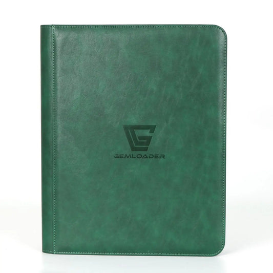 Gemloader - Album za toploadere - 9 džepova - Premium 3''X4'' toploader fit collector's binder - Zeleni (Green)