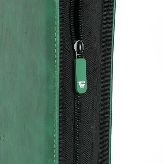 Gemloader - Album za toploadere - 9 džepova - Premium 3''X4'' toploader fit collector's binder - Zeleni (Green) - Zatvarac