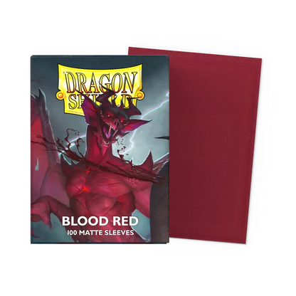 Kutija košuljica - Box of Standard Sleeves - Blood Red Matte - Crvene