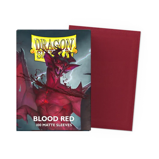 Kutija košuljica - Box of Standard Sleeves - Blood Red Matte - Crvene