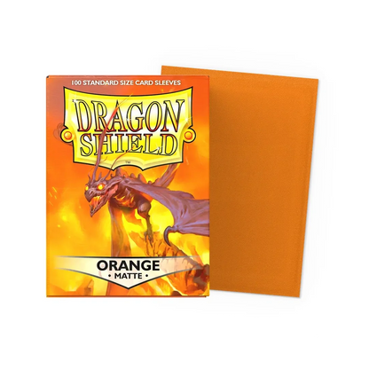 Kutija košuljica - Box of Standard Sleeves - Orange Matte - Narančasta