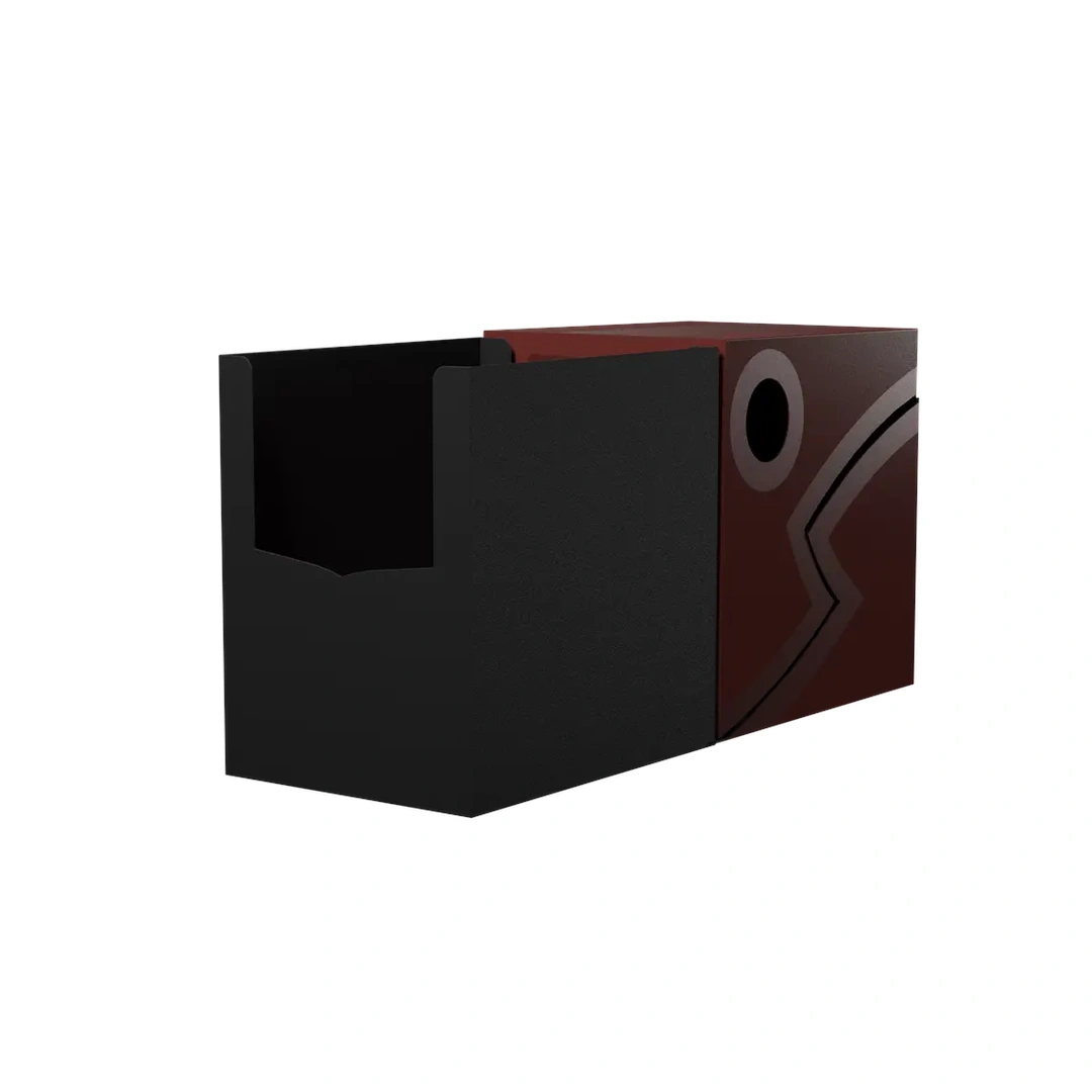 Kutija za karte - Double Shell Revised: Blood Red - Krvavo crvena - Otvorena