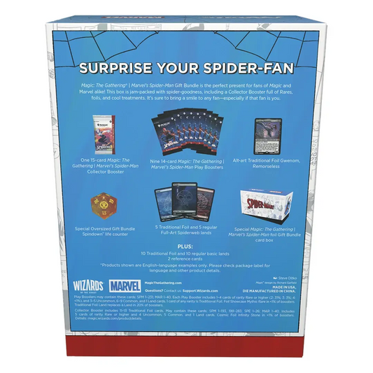 Magic: The Gathering - Marvel's Spider-Man Gift Bundle - Zadnja strana