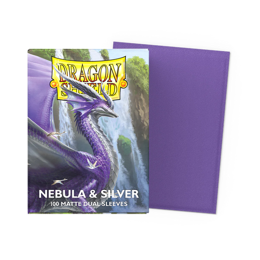 Košuljice - Matte Dual Sleeves - Nebula & Silver (100 komada)