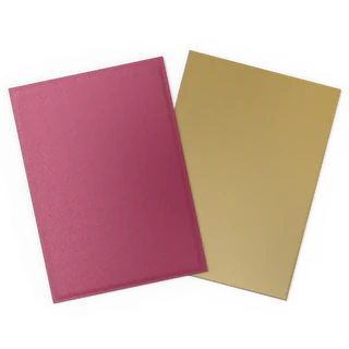 Košuljice - Matte Dual Sleeves - Pomegranate & Gold (100 komada)