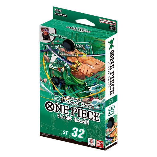 GREEN Roronoa Zoro - Starter Deck - ST-32