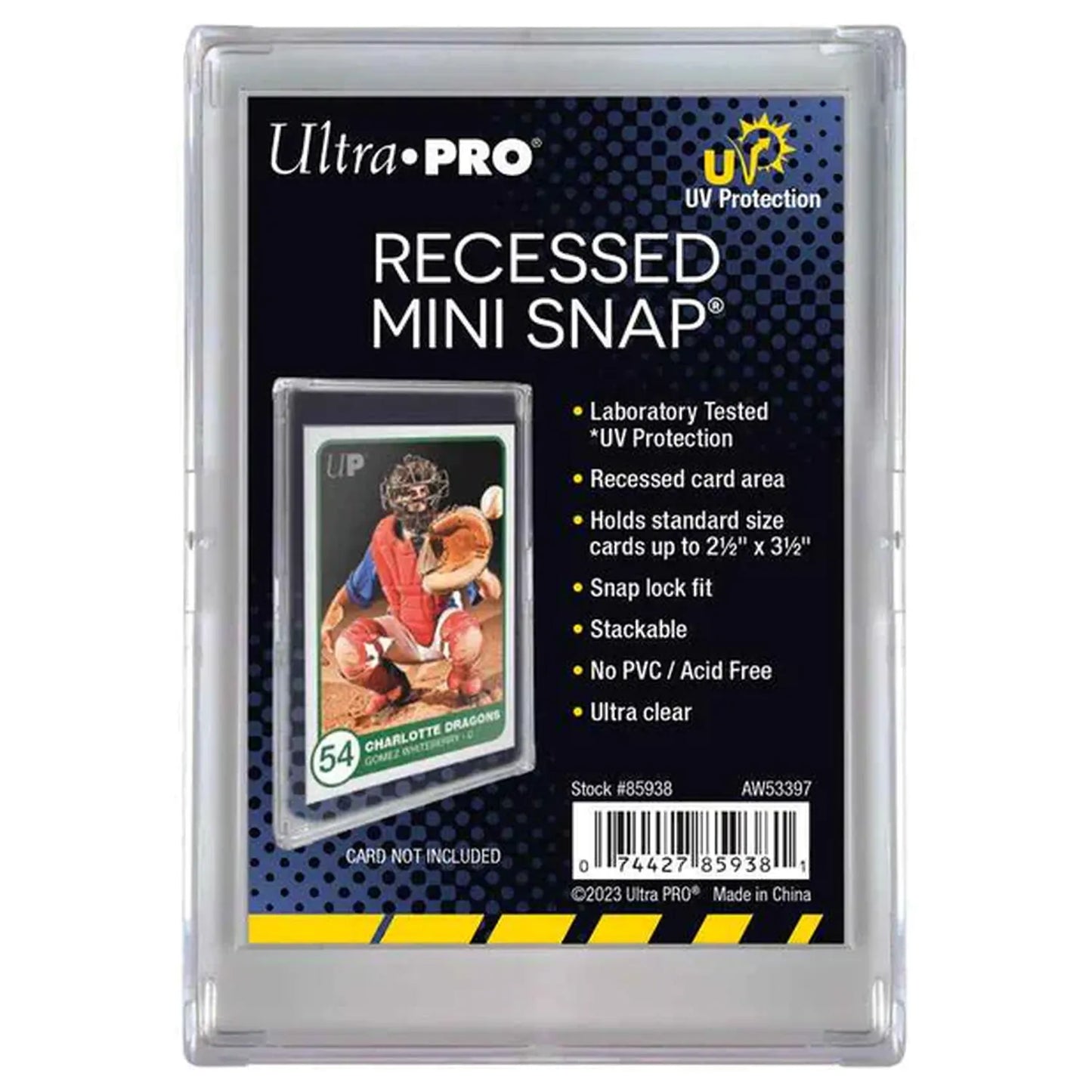 Tvrda košuljica za karte - UV Recessed Snap Card Holder (1 komad)