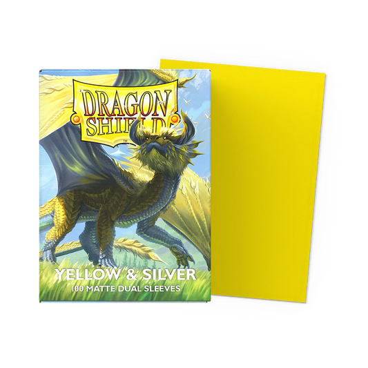 Košuljice - Matte Dual Sleeves - Yellow & Silver (100 komada)