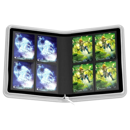 Album - 4 džepa i zatvarač - ZipFolio Xenoskin 160 - Bijeli