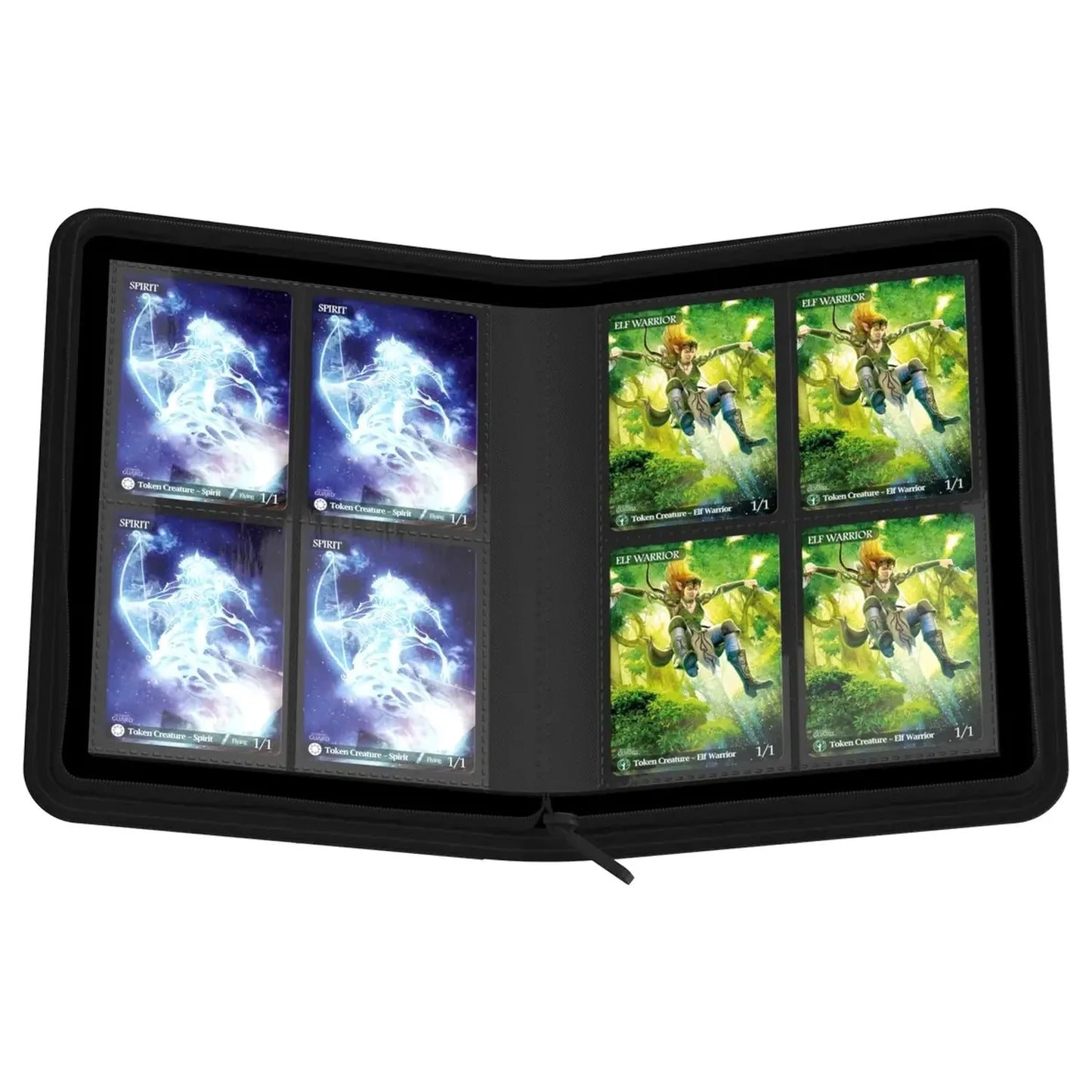 Album - 4 džepa i zatvarač - ZipFolio Xenoskin 160 - Crni